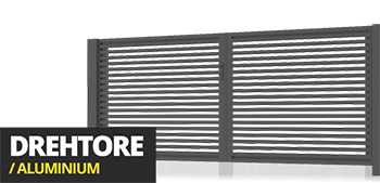 Aluminium Drehtore